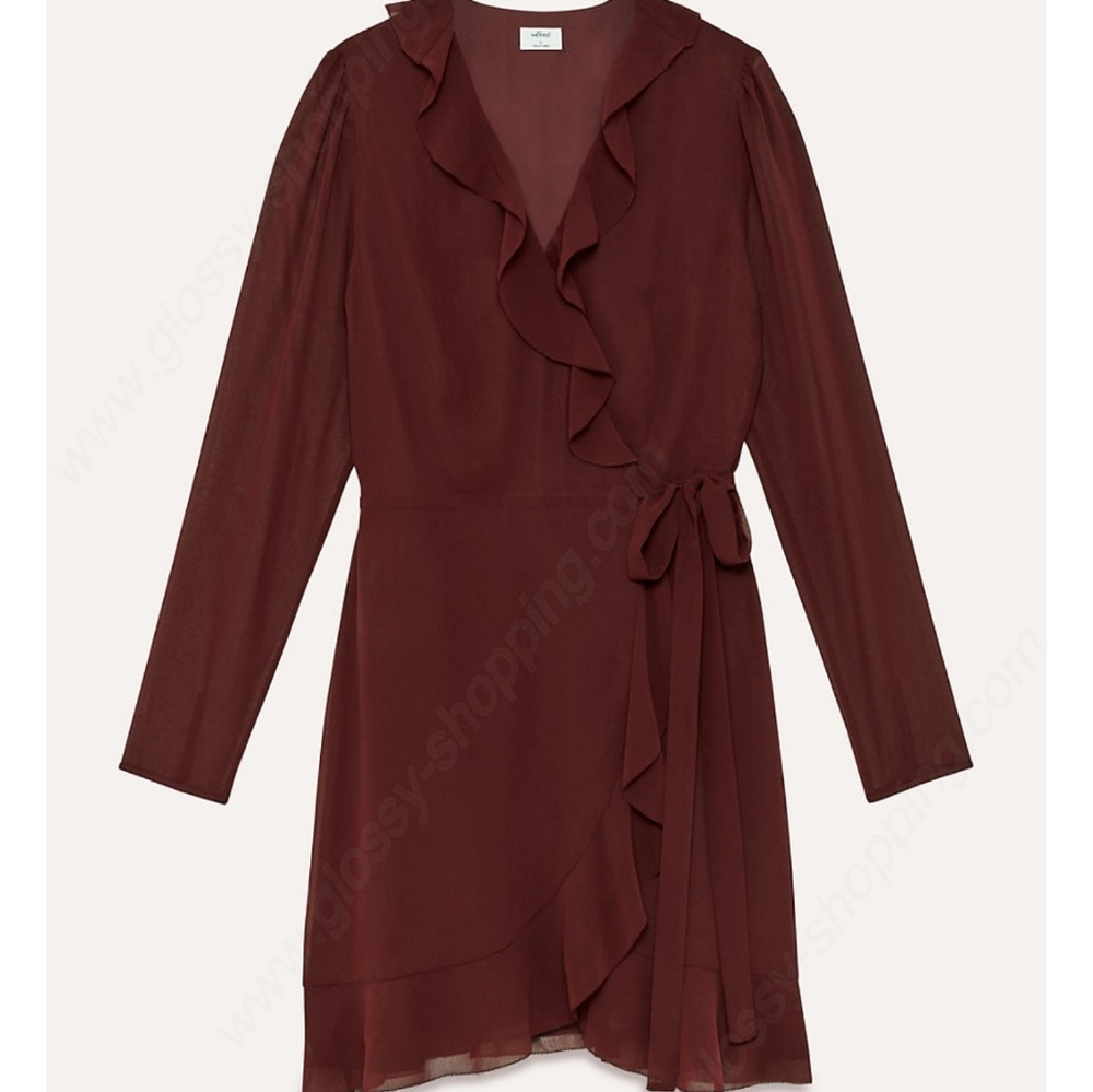 Aritzia Wilfred Louise Wrap Dress size M